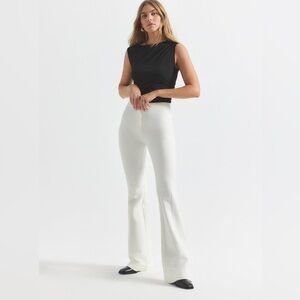 Derek Lam 10 Crosby Flare Trouser  White womens pants Sz 2